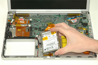 Powerbook opened