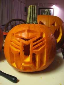 Transformer Autobot Pumpkin