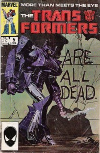 Marvels Comics' Transformers Issue #5: The New Order